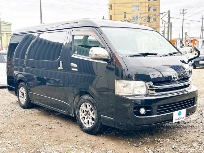 ハイエースバン5ドアバン2.7スーパーGLワイドロング 4WD　ローンが不安な方＜優遇ローン＞1NO登録　社外ナビ　LEDヘッドライト 4WD 2700 5Dr