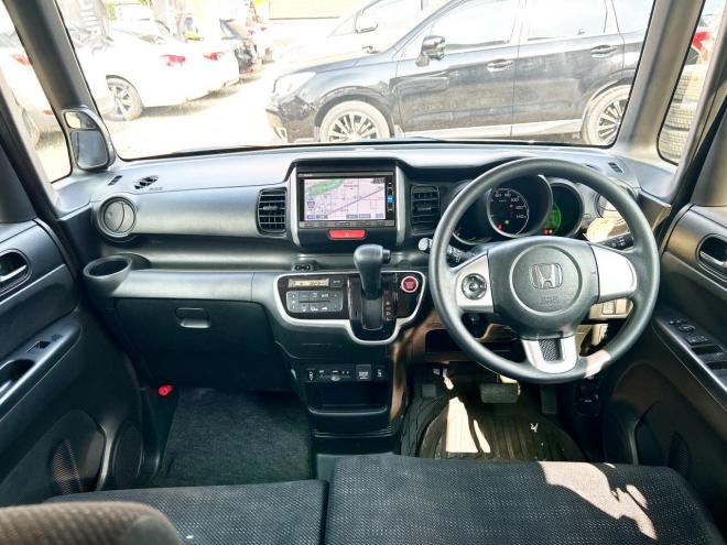 N-BOXG Lパッケージ 4WD　ローンが不安な方＜優遇ローン＞　寒冷地仕様　純正ナビ　片側PWスラ　シートヒーター