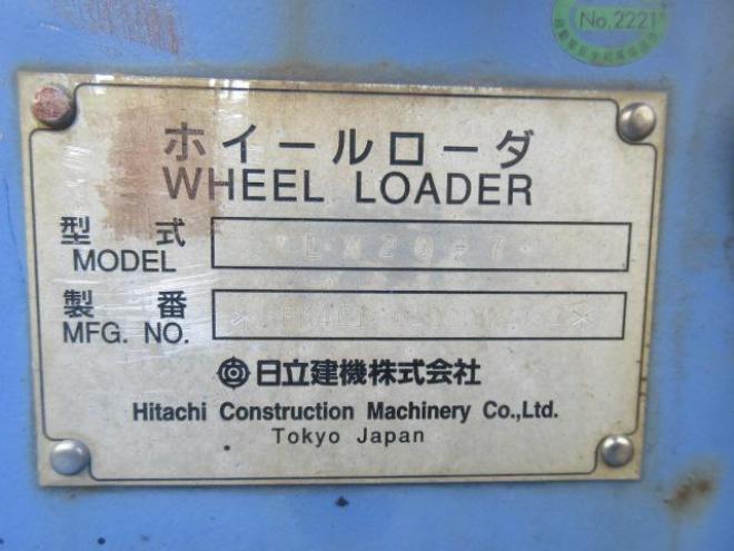 ホイールローダ日立LX20-7 4WD