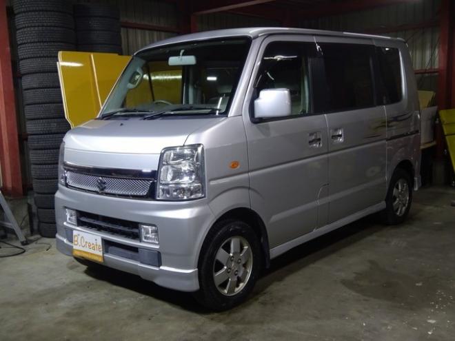 エブリィワゴン PZターボ ディスチャージヘッドランプ装着車 4WD　ナビ・TV・Bカメラ・パワスラ・ETC・HID 660