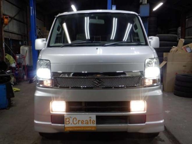 エブリィワゴン PZターボ ディスチャージヘッドランプ装着車 4WD　ナビ・TV・Bカメラ・パワスラ・ETC・HID 660