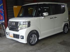N-BOX　カスタムG Lパッケージ 4WD　本州仕入・ナビ・TV・パワスラ・ETC 660