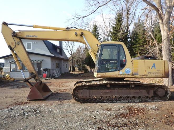 バックホーPC220LC-6E 恵庭ヤード