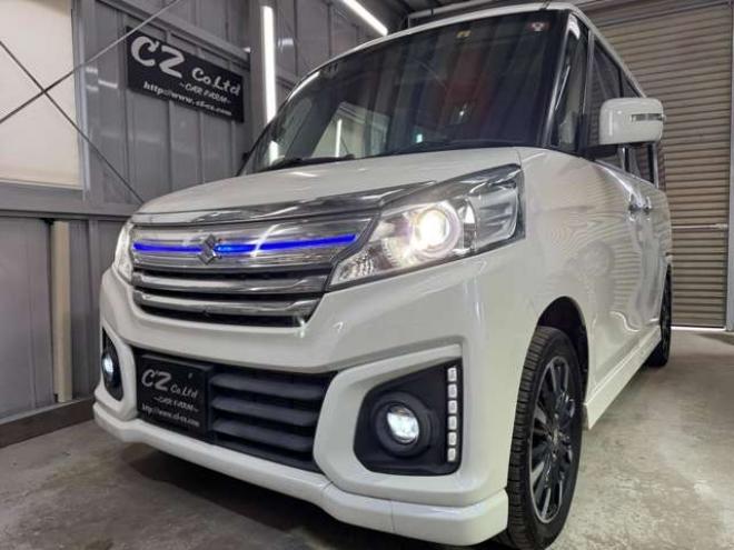 スペーシアカスタム XS デュアルカメラブレーキサポート装着車 4WD　夏冬タイヤ　Bluetooth　全周囲カメラ 660