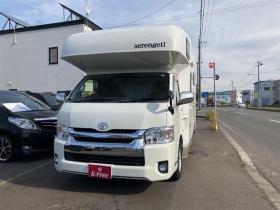 ハイエース　ワゴン ＧＬ　４ＷＤ　キャンピングカー　ＥＴＣ　バックカメラ　ナビ　ＴＶ　オートクルーズコントロール　オートライト　スマートキー　電動格納ミラー　ウォークスルー　ＡＴ　アルミホイール　ＣＤ　ＤＶＤ再生　ＵＳＢ 4WD 2700 4Dr