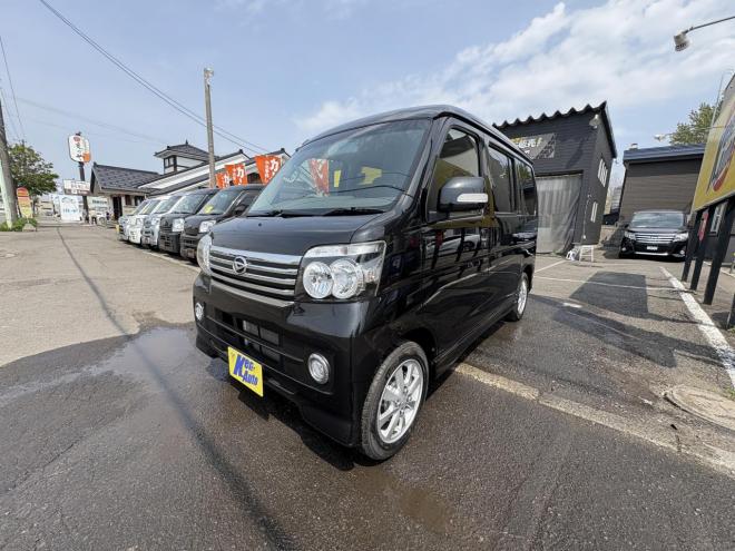 アトレーATRAI WAGON 4WD CUSTOM RS-LTD箱ワゴンTURBO入庫　検2付　 寒冷地仕様　リアヒーター　パワースライドドア　HID　BTフルセグナビ　ベンチシート　キーレス　フォグランプ　スタットレス 4WD 660 5Dr