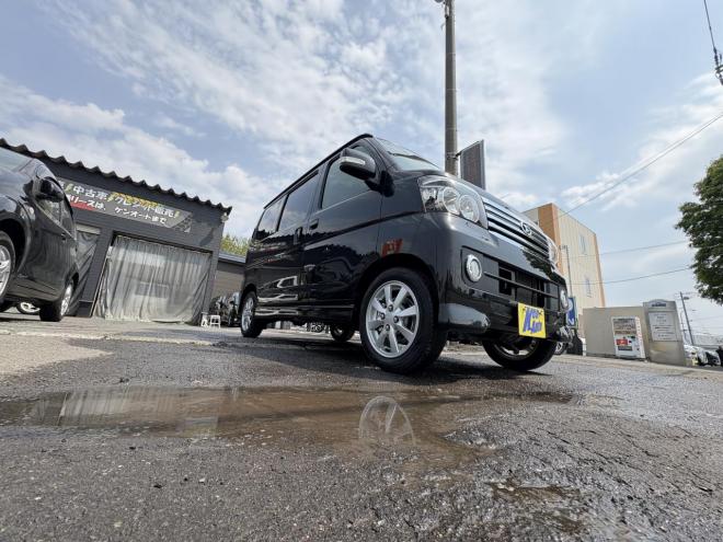 アトレーATRAI WAGON 4WD CUSTOM RS-LTD箱ワゴンTURBO入庫　検2付　 寒冷地仕様　リアヒーター　パワースライドドア　HID　BTフルセグナビ　ベンチシート　キーレス　フォグランプ　スタットレス 4WD 660 5Dr