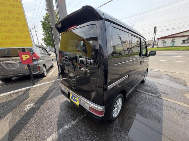 アトレーATRAI WAGON 4WD CUSTOM RS-LTD箱ワゴンTURBO入庫　検2付　 寒冷地仕様　リアヒーター　パワースライドドア　HID　BTフルセグナビ　ベンチシート　キーレス　フォグランプ　スタットレス 4WD 660 5Dr