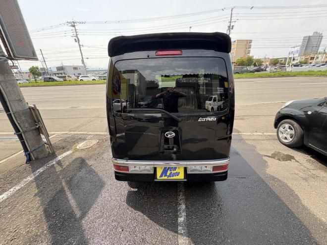 アトレーATRAI WAGON 4WD CUSTOM RS-LTD箱ワゴンTURBO入庫　検2付　 寒冷地仕様　リアヒーター　パワースライドドア　HID　BTフルセグナビ　ベンチシート　キーレス　フォグランプ　スタットレス 4WD 660 5Dr