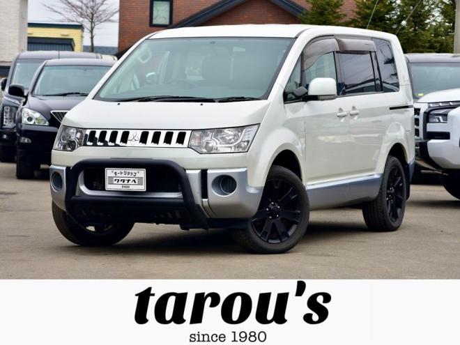 デリカD：5　２.４M　４WD　本州仕入　新品バンパーガード　社外ナビ