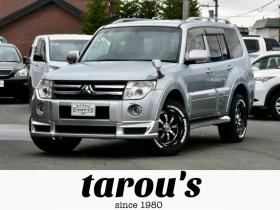 パジェロ　ロング　エクシード　４ＷＤ　本州仕入　ロックフォードサウンド　ＭＫＷ１７インチアルミ　ホワイトレター　ヒッチメンバー付　ナビ／バックカメラ