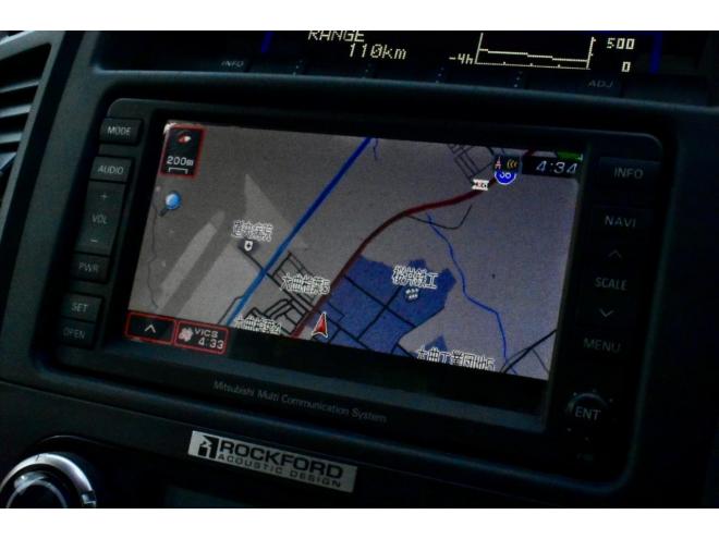 パジェロロング　エクシード　４ＷＤ　本州仕入　ロックフォードサウンド　ＭＫＷ１７インチアルミ　ホワイトレター　ヒッチメンバー付　ナビ／バックカメラ