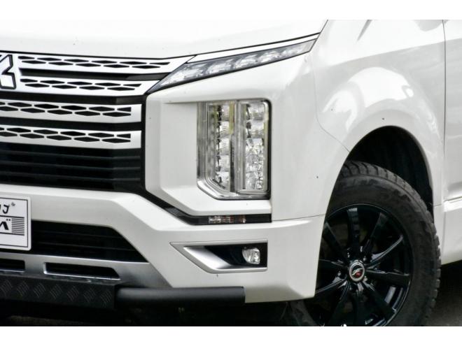 デリカD：5　Ｇパワーパッケージ　４ＷＤ　本州仕入　後期モデル　公認５名乗車　ワンオーナ　新品シートカバー　バンパーガード　電動リアゲート　シートヒータ　社外ナビ・Ｂカメラ　ＥＴＣ