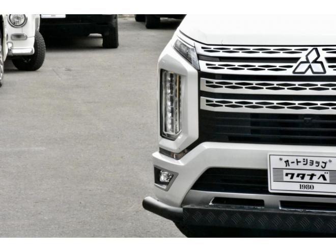デリカD：5　Ｇパワーパッケージ　４ＷＤ　本州仕入　後期モデル　公認５名乗車　ワンオーナ　新品シートカバー　バンパーガード　電動リアゲート　シートヒータ　社外ナビ・Ｂカメラ　ＥＴＣ