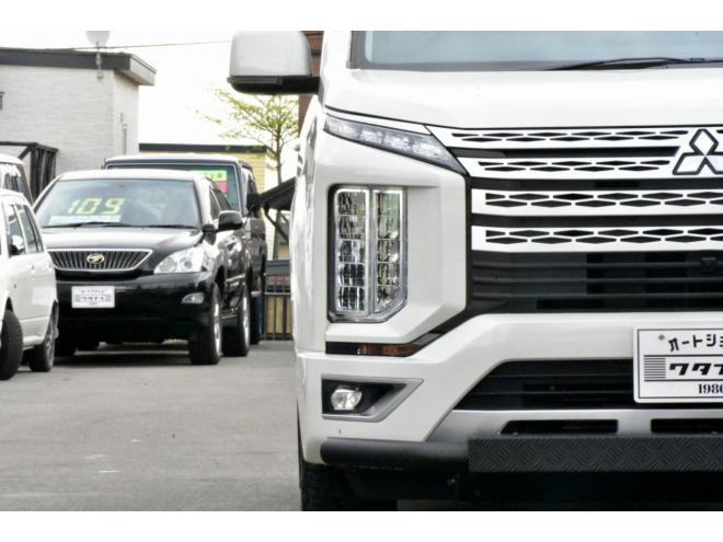 デリカD：5　Ｇパワーパッケージ　４ＷＤ　本州仕入　後期モデル　公認５名乗車　ワンオーナ　新品シートカバー　バンパーガード　電動リアゲート　シートヒータ　社外ナビ・Ｂカメラ　ＥＴＣ