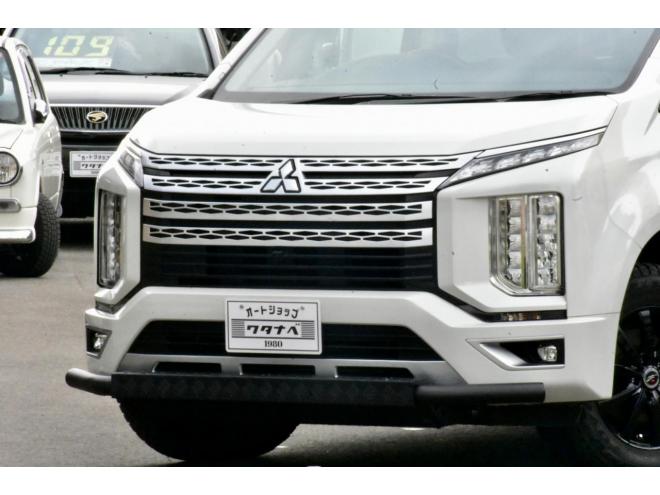 デリカD：5　Ｇパワーパッケージ　４ＷＤ　本州仕入　後期モデル　公認５名乗車　ワンオーナ　新品シートカバー　バンパーガード　電動リアゲート　シートヒータ　社外ナビ・Ｂカメラ　ＥＴＣ