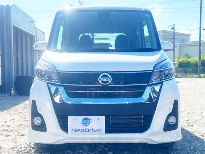 デイズルークス660ハイウェイスターXターボ 4WD　1年保証　本州仕入　純正ナビ　Bluetooth 