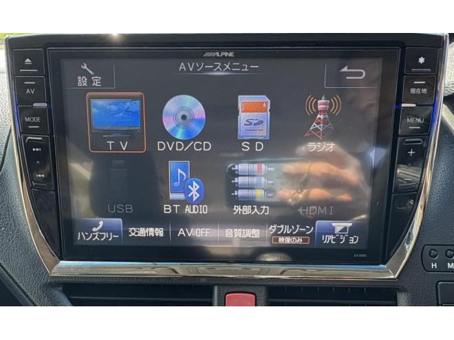 ノアNOAH 4WD SIアルパイン10インチ付フルセグBT　検2付　本州仕入　寒冷地仕様　熱線ガラス　リアヒータースペアータイヤ　バックカメラ　両パワースライドドア　フォグランプ　自由自在の7人乗り　LEDヘッド　スマートキー　ETC　ドラレコ前後 4WD 2000 5Dr