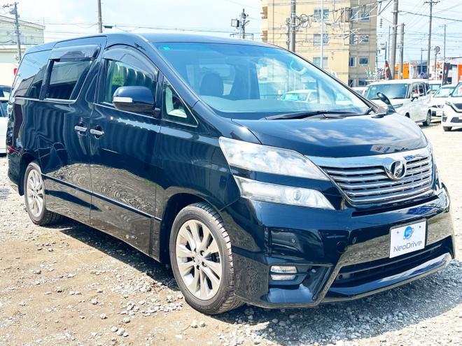 ヴェルファイア2.4ZプラチナセレクションⅡ 4WD　ローンが不安な方＜優遇ローン＞1年保証　本州仕入　両側Pスラ　社外ナビ