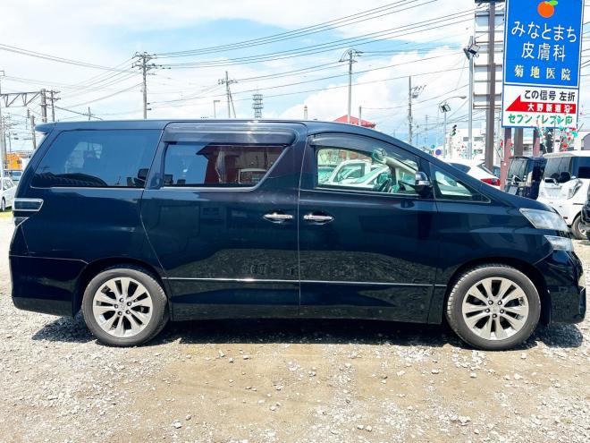 ヴェルファイア2.4ZプラチナセレクションⅡ 4WD　ローンが不安な方＜優遇ローン＞1年保証　本州仕入　両側Pスラ　社外ナビ