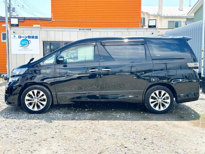 ヴェルファイア2.4ZプラチナセレクションⅡ 4WD　ローンが不安な方＜優遇ローン＞1年保証　本州仕入　両側Pスラ　社外ナビ
