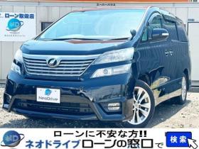 ヴェルファイア　2.4ZプラチナセレクションⅡ 4WD　ローンが不安な方＜優遇ローン＞1年保証　本州仕入　両側Pスラ　社外ナビ