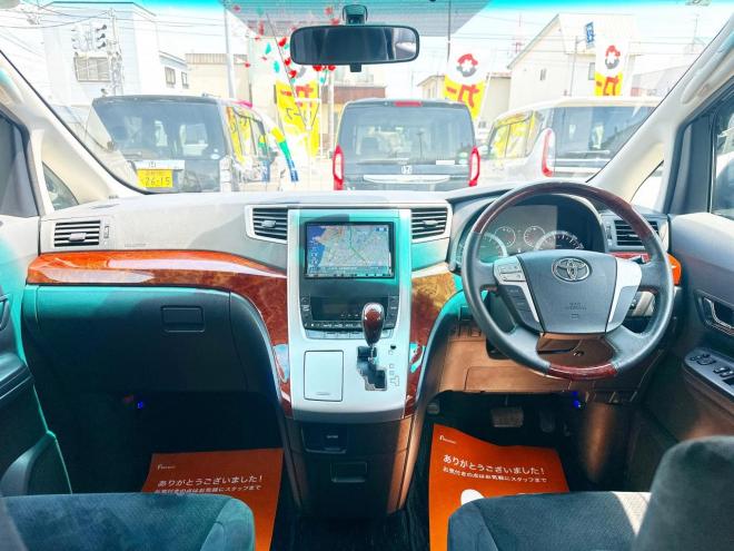 ヴェルファイア2.4ZプラチナセレクションⅡ 4WD　ローンが不安な方＜優遇ローン＞1年保証　本州仕入　両側Pスラ　社外ナビ
