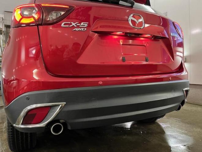 CX-5ＸＤ　Ｌパッケージ　本州仕入　禁煙車　ＷＡＫＯＳバリアスコーティング済　スカイアクティブディーゼルターボ　純正１９インチＡＷ　純正１９ＡＷ＋スタッドレスタイヤ付　純正ナビ（地デジ　ＤＶＤ再生　Ｂｌｕｅｔｏｏｔｈ）＋バックカメラ＆サイドカメラ　ＢＯＳＥサウンド　純正ブラックレザーシート　レーダークルーズコントロール　ブラインドスポット　車線逸脱警報　ＬＥＤヘッドライト　両席シートヒーター　アドバンスキー　横滑り防止装置　ＥＴＣ 4WD 2200 5Dr