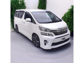 ヴェルファイア　Z Gエディション 本州車 寒冷地仕様 アルパイン8インチナビ バックモニター フリップダウンモニター クルーズコントロール 7人乗 クリアランスソナー nanoe TEIN車高調  両側パワースライドドア 電動リアゲート 社外アルミタイヤ 車検新規2年 24ヶ月点検整備済  4WD 2400 5Dr