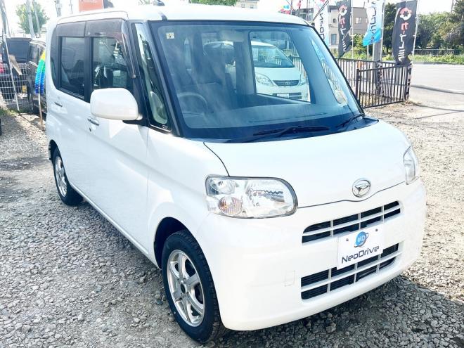 タント660X 4WD　ローンが不安な方＜優遇ローン＞　寒冷地仕様　社外ナビ　フルセグTV　コラム