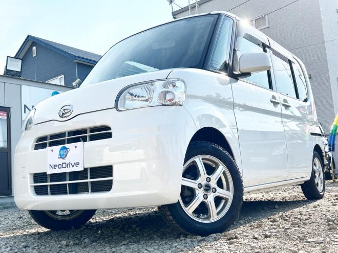 タント660X 4WD　ローンが不安な方＜優遇ローン＞　寒冷地仕様　社外ナビ　フルセグTV　コラム