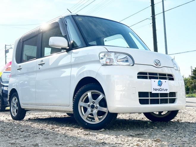 タント660X 4WD　ローンが不安な方＜優遇ローン＞　寒冷地仕様　社外ナビ　フルセグTV　コラム