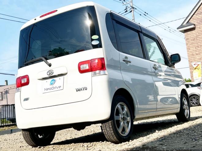 タント660X 4WD　ローンが不安な方＜優遇ローン＞　寒冷地仕様　社外ナビ　フルセグTV　コラム