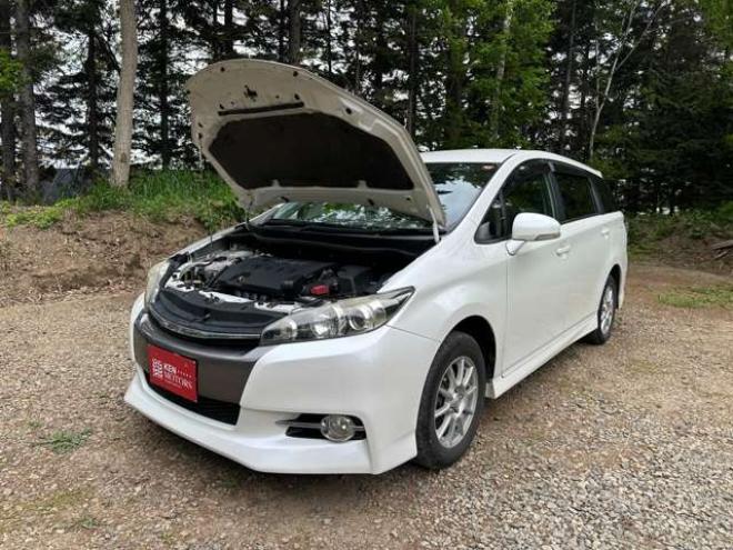 ウィッシュ1.8 S 4WD　純正ナビ/Bカメラ/ドラレコ前後/社外AW 1800