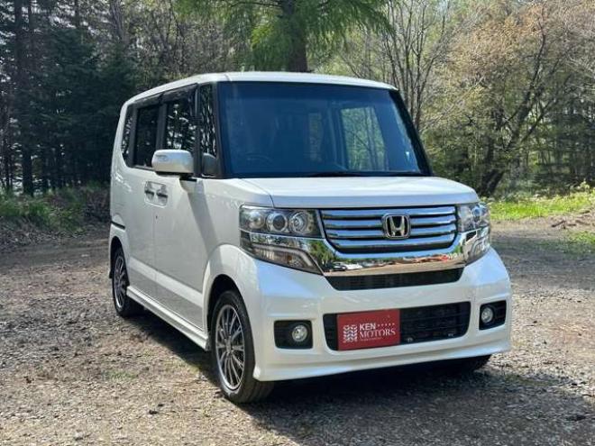 N-BOXカスタムG ターボSSパッケージ 4WD　両側パワスラ/ドラレコ前後/社外ナビ/AW 660