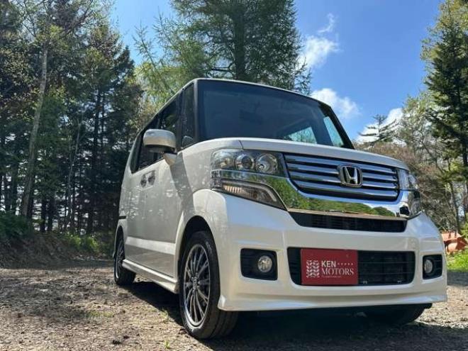 N-BOXカスタムG ターボSSパッケージ 4WD　両側パワスラ/ドラレコ前後/社外ナビ/AW 660