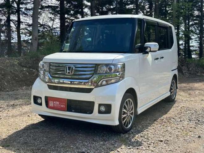 N-BOXカスタムG ターボSSパッケージ 4WD　両側パワスラ/ドラレコ前後/社外ナビ/AW 660