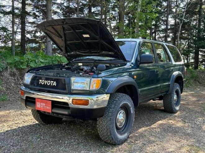 ハイラックスサーフ3.4 SSR-G ワイドボディ 4WD　サンルーフ/ETC/外ナビ/リフトUP/PS/PW 3400