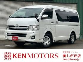 ハイエース　2.7 GL ロング ミドルルーフ 4WD　左リア電動/社外ナビTV/10人乗/スターター 2700