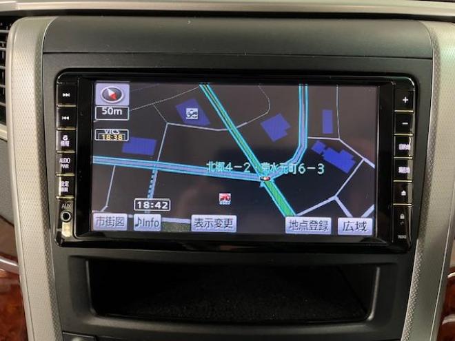 ヴェルファイア２．４Ｚ　プラチナセレクション　本州仕入　禁煙車　ＷＡＫＯＳバリアスコーティング済　純正１８インチＡＷ　社外１７ＡＷ＋スタッドレスタイヤ付　純正ＨＤＤナビ（ＣＤ＆ＤＶＤ再生　フルセグ地デジ　Ｂｌｕｅｔｏｏｔｈ）＋バックカメラ　フロントブラインドカメラ　両側パワースライドドア　パワーバックドア　クルーズコントロール　７人乗りキャプテンシート　オットマン　コーナーセンサー　横滑り防止装置　ＰＵＳＨスタート　スマートキー　タイミングチェーン車　ＨＩＤヘッドライト　ビルトインＥＴＣ 4WD 2400 5Dr