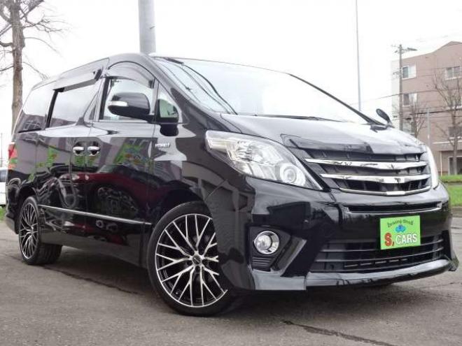 アルファードハイブリッド2.4 SR 4WD　本州車 保証2年 後席モニター両側電動 20AW 2400