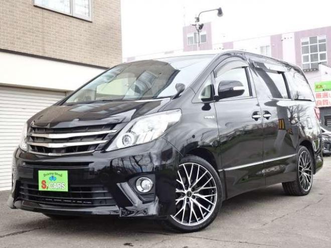 アルファードハイブリッド2.4 SR 4WD　本州車 保証2年 後席モニター両側電動 20AW 2400