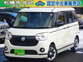ムーヴキャンバス　G ブラックアクセント リミテッド SAIII 4WD　本州仕入 保証1年 Wパワスラ　ナビ　全方位 660