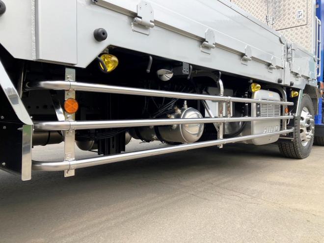 プロフィア未使用　4段ラジコンクレーン車　セルフローダー　重機運搬車ウインチ付　大型トラック　nht