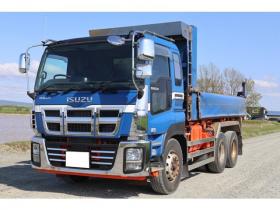 ギガ　ダンプ　検1年　ワンオーナー　サイドバンパー 2WD 9830