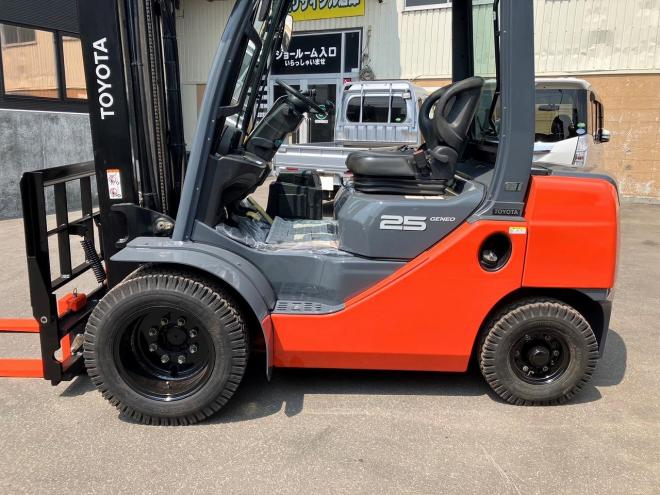 フォークリフトトヨタ　中古　8FD25　ヒンジ付