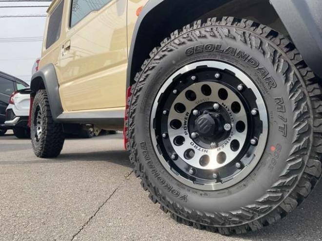 ジムニーシエラ1.5 JC 4WD　社外ナビTV NitroPower製AW M/Tタイヤ 1500