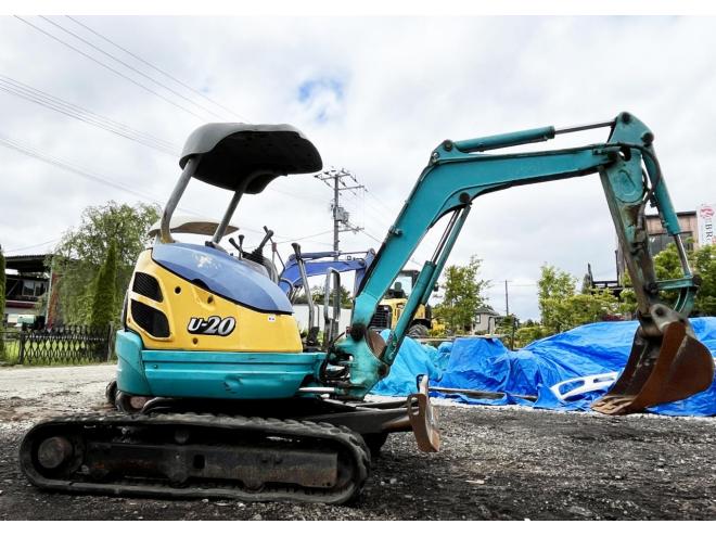 バックホーKUBOTA  U20-3 ミニバックホー ディーゼル 2tクラス 配管有り