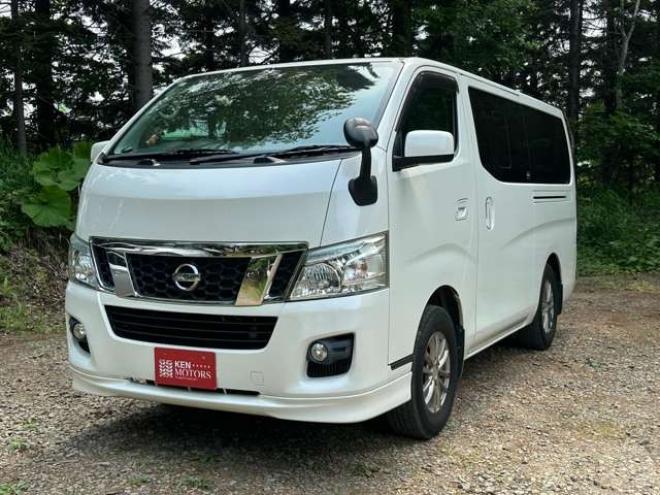 キャラバンNV350 2.5 プレミアムGX ロングボディ ディーゼルターボ 4WD　ETC/ナビ/TV/Bカメラ/ワンオーナー/社外AW 2500