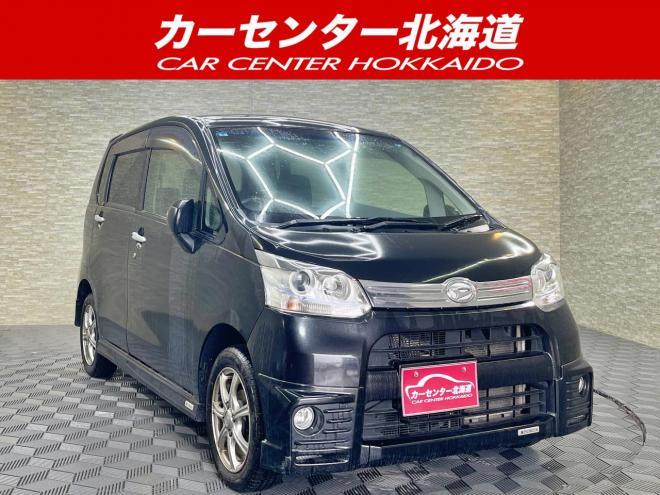 ムーヴカスタムXリミテッド 4WD 5年保証 スマキー ナビ Bカメ 寒冷地 修復歴無